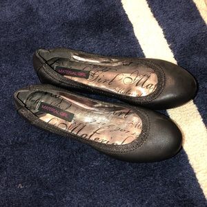 Material girl black flats